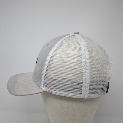 Buffalo Snapback Trucker Hat Gray One Size Adjustable Mesh Back Patagonia
