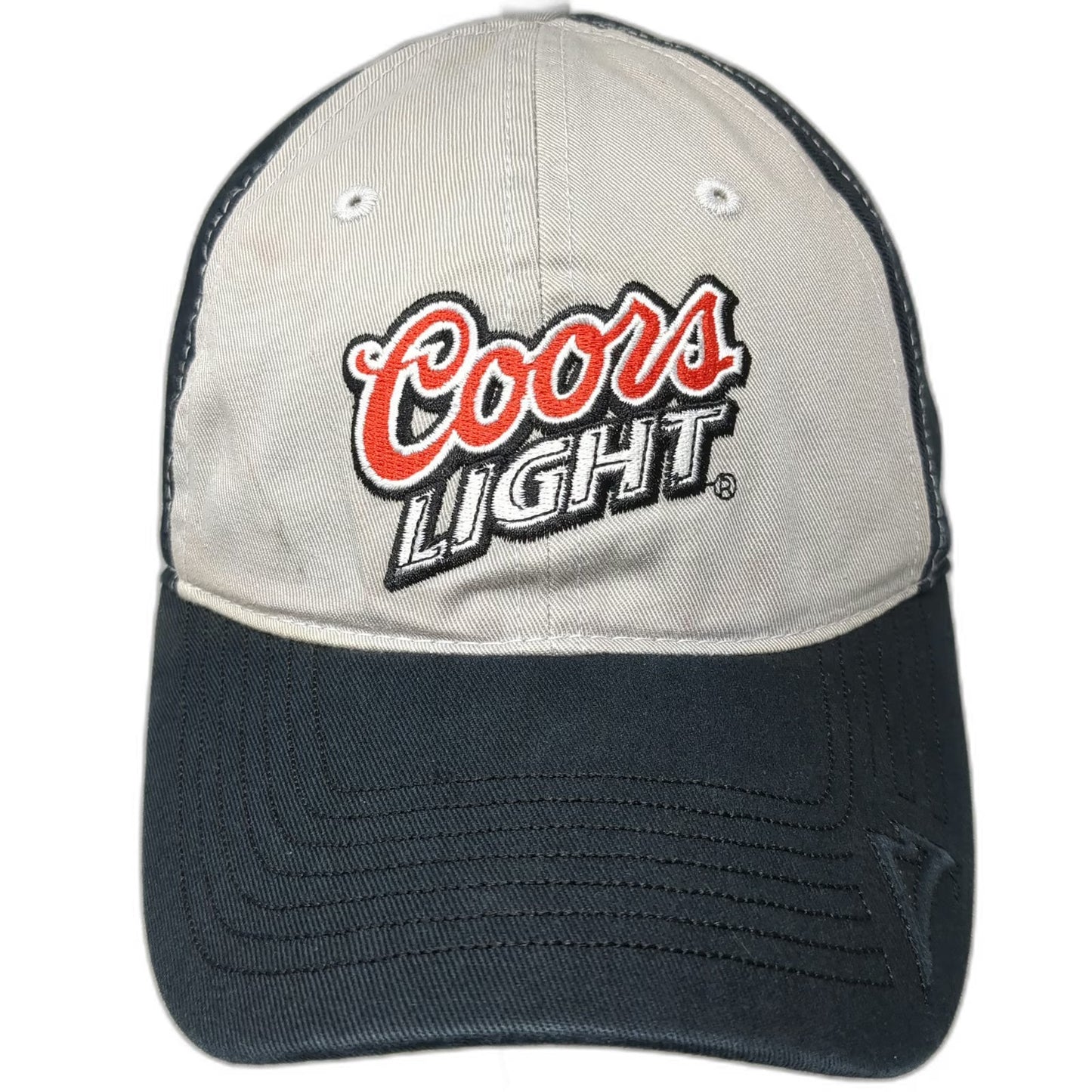 Bio-Domes Coors Light Baseball Cap Black Gray One Size Cotton Adjustable Hat