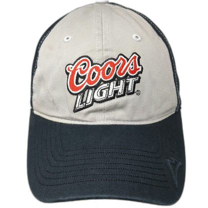 Bio-Domes Coors Light Baseball Cap Black Gray One Size Cotton Adjustable Hat