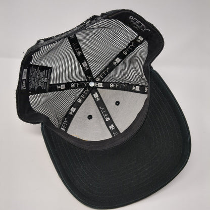 Pbbl crk Snapback Mesh Back Trucker Hat Black One Size New Era 9Fifty