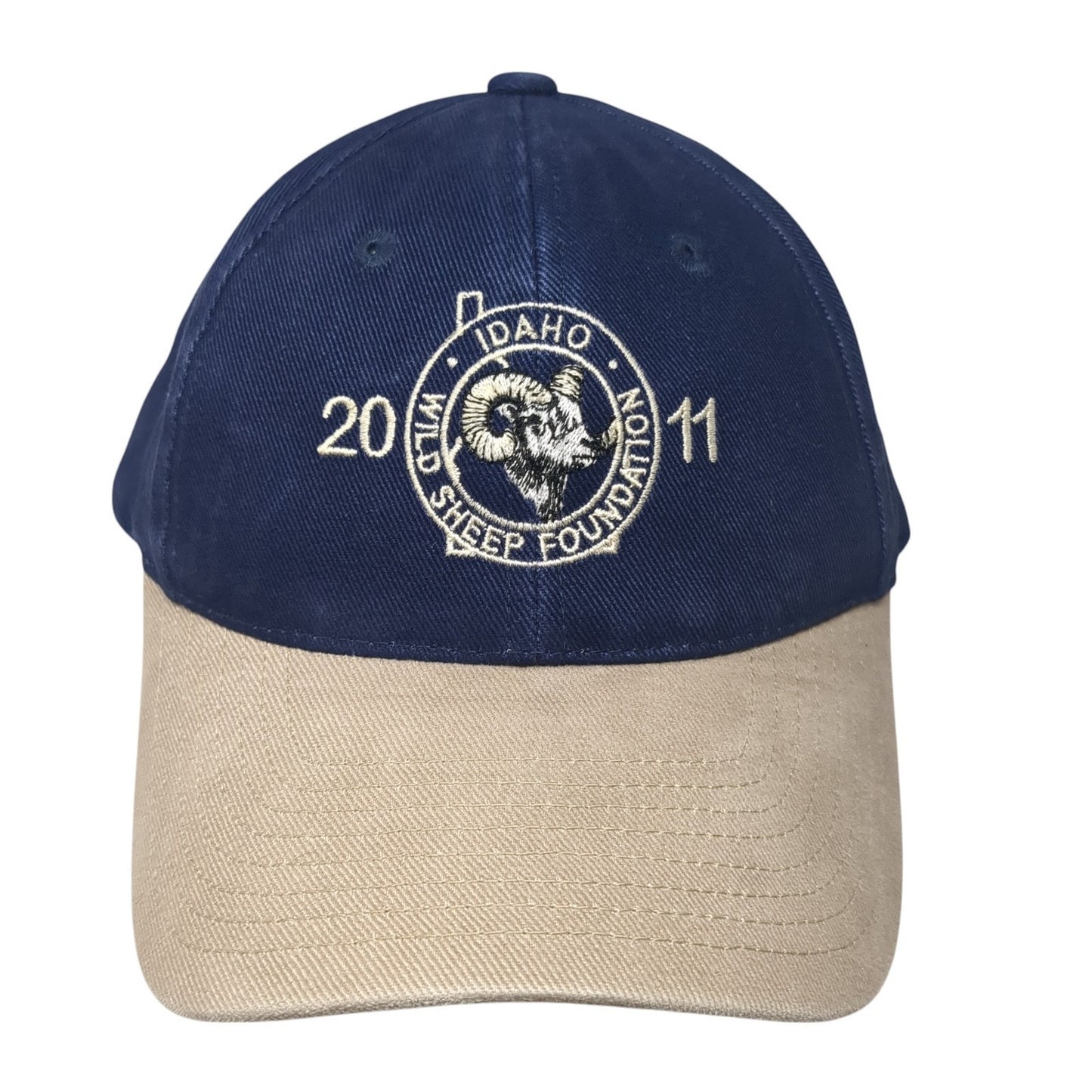 Idaho Wild Sheep Foundation 2011 Baseball Cap Blue OS Adjustable Port Authority