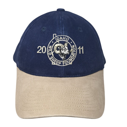 Idaho Wild Sheep Foundation 2011 Baseball Cap Blue OS Adjustable Port Authority