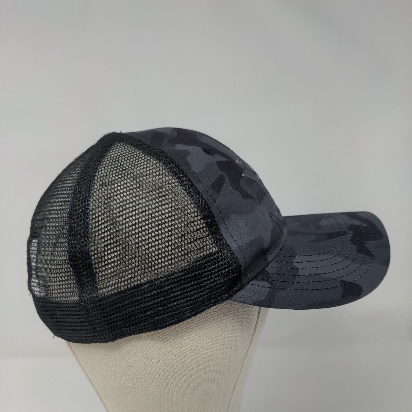 VORTEX Snapback Trucker Hat Camouflage OSFM Adjustable Mesh Back 6 Panel