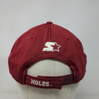 Starter Men's Strapback Hat Red Embroidered Logo Florida State Seminoles
