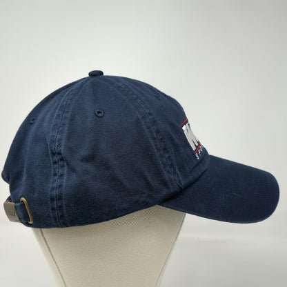 Baseball Cap Blue White Red One Size WEEI 850 AM Sports Radio Strapback Hat