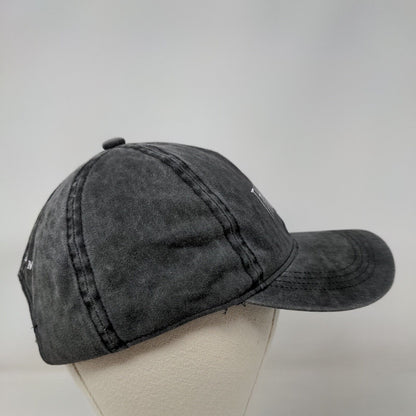 Thankful Slideback Hat Gray OSFM Embroidered Adjustable 6 Panel Rae Dunn
