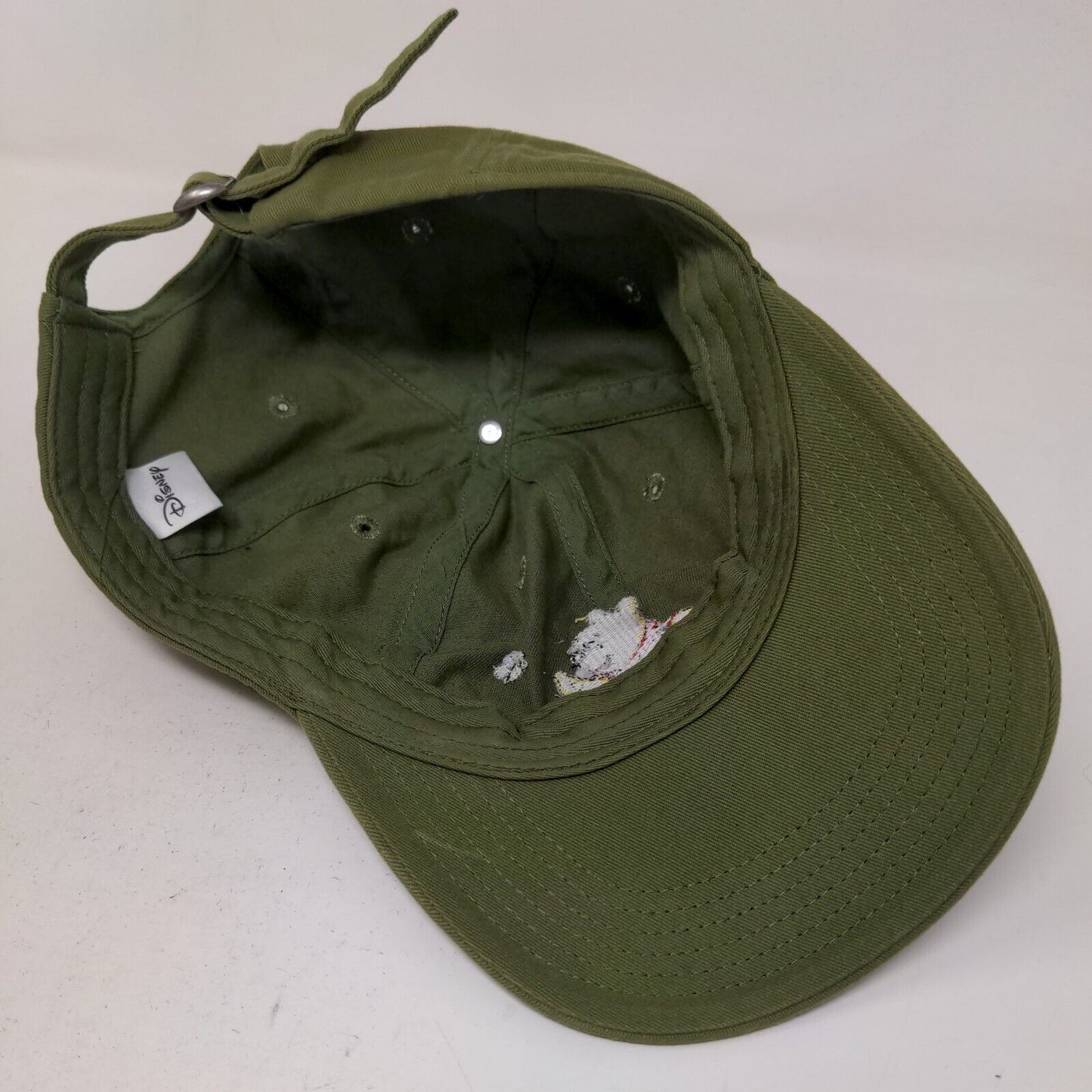 Disney Men's Slideback Hat Green Size OS Winnie the Pooh Embroidered Logo