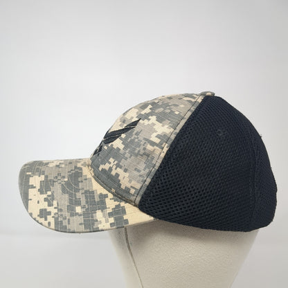 US Air Force Strapback Baseball Cap Multicolor One Size Adjustable Camouflage