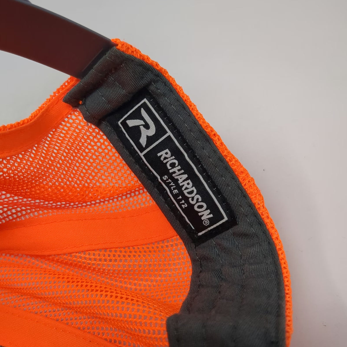 Richardson Trucker Hat Gray Orange One Size RBO Razorback Offroad UTV Snapback