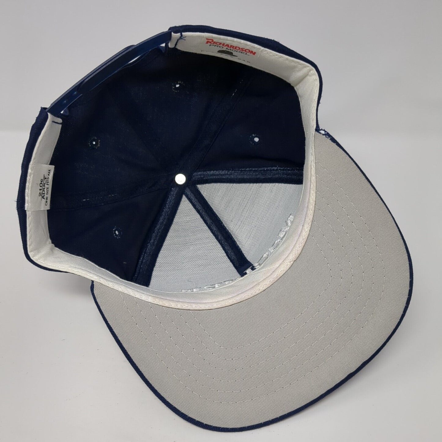 McGuire Bearing Company Snapback Hat Blue One Size Adjustable Richardson