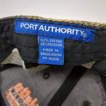 Franklin Building Supply Strapback Trucker Hat Camo One Size Mesh Back