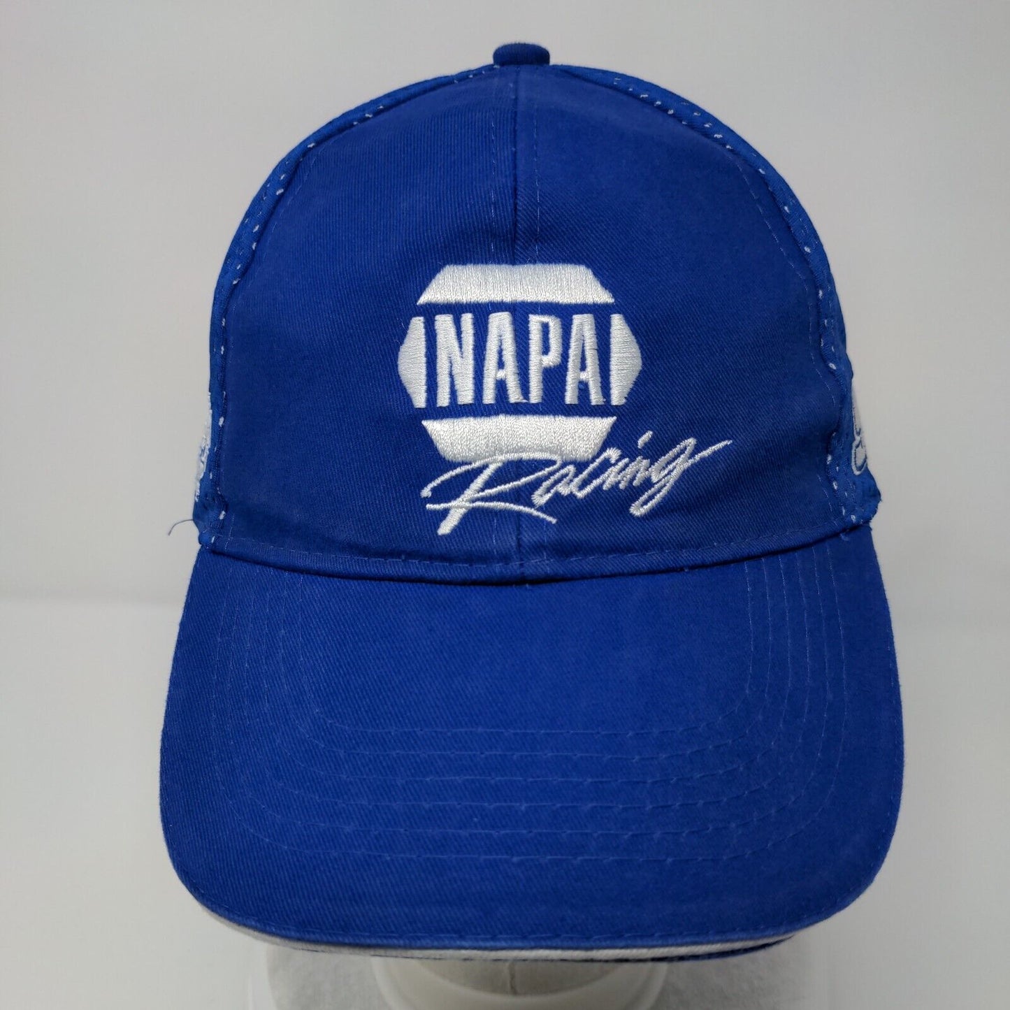 NAPA Racing Strapback Hat Blue OSFA Embroidered Hendrick Motorsports NASCAR