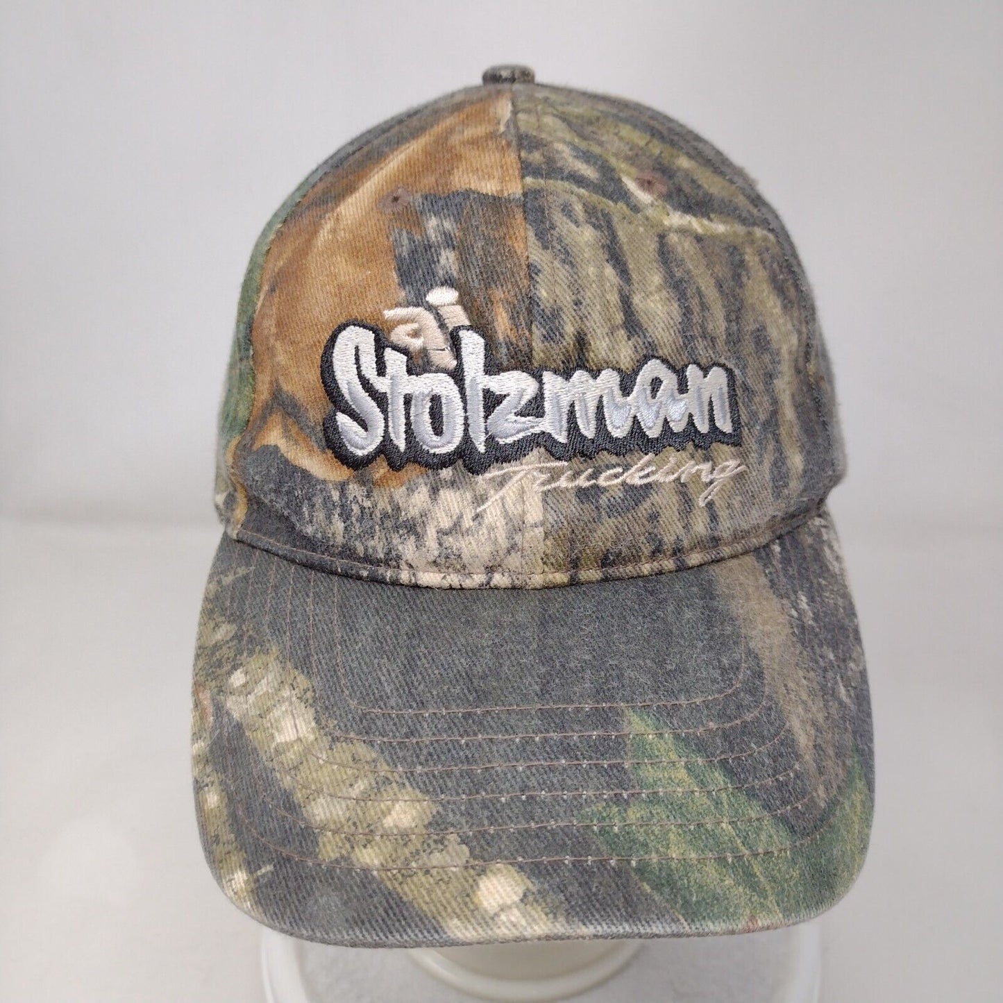 Stolzman Trucking Slideback Hat Camouflage OSFA Adjustable Embroidered Katl