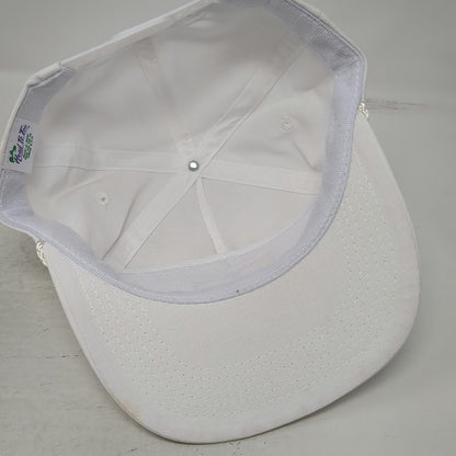 Head To Toe Trucker White Hat Western Farm Service Rope Snapback Farming Vintage