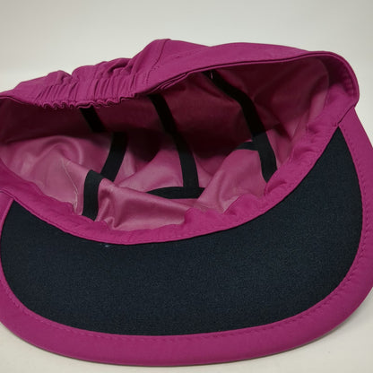 Brooks 5 Panel Purple One Size Running Hat Lightweight Reflective Breathable