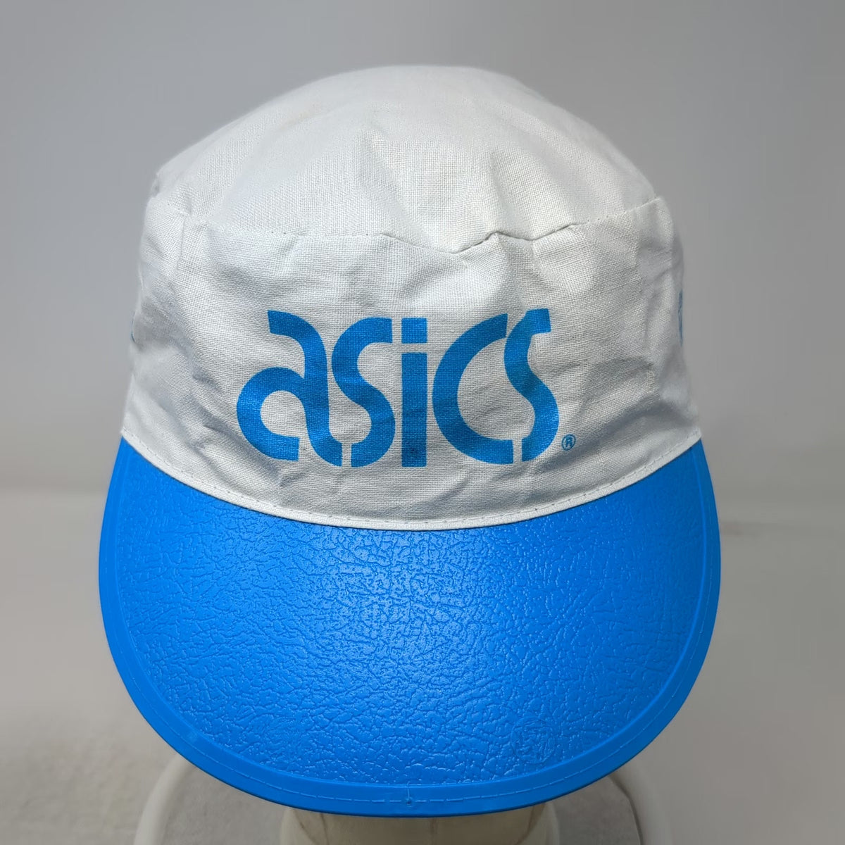 Asics Army Cap White Blue One Size New York City Marathon Hat Running Athletic