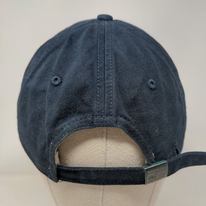 Tommy Hilfiger Slideback Hat Blue One Size Adjustable Embroidered Logo 6 Panel