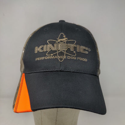 K Products Men's Strapback Hat Multicolor Camo OSFA Embroidered Kinetic Dog Food