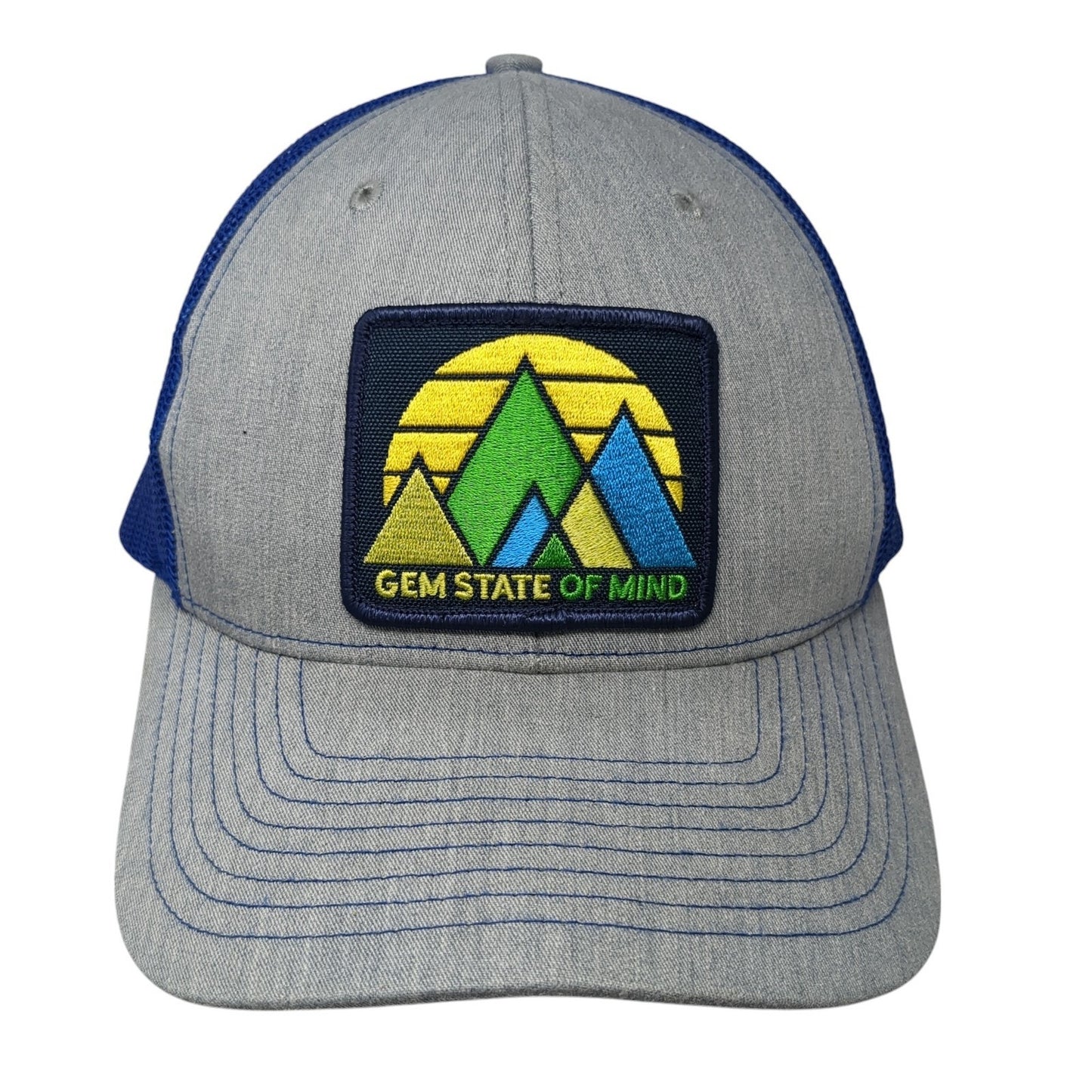 Gem State Of Mind Snapback Mesh Back Trucker Hat Multicolor One Size