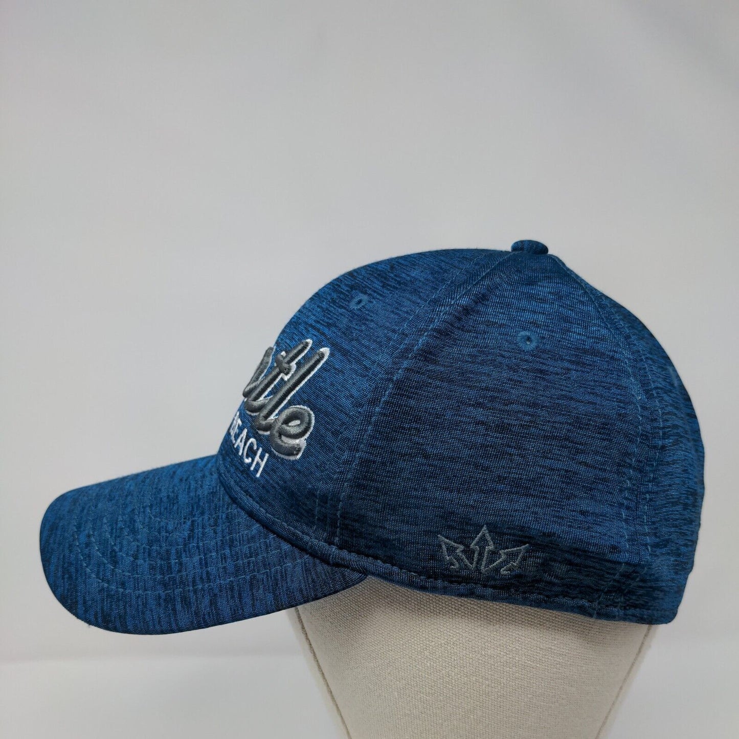 Myrtle Beach Fitted Hat Blue OSFA Embroidered E-Flex Essencial Caps