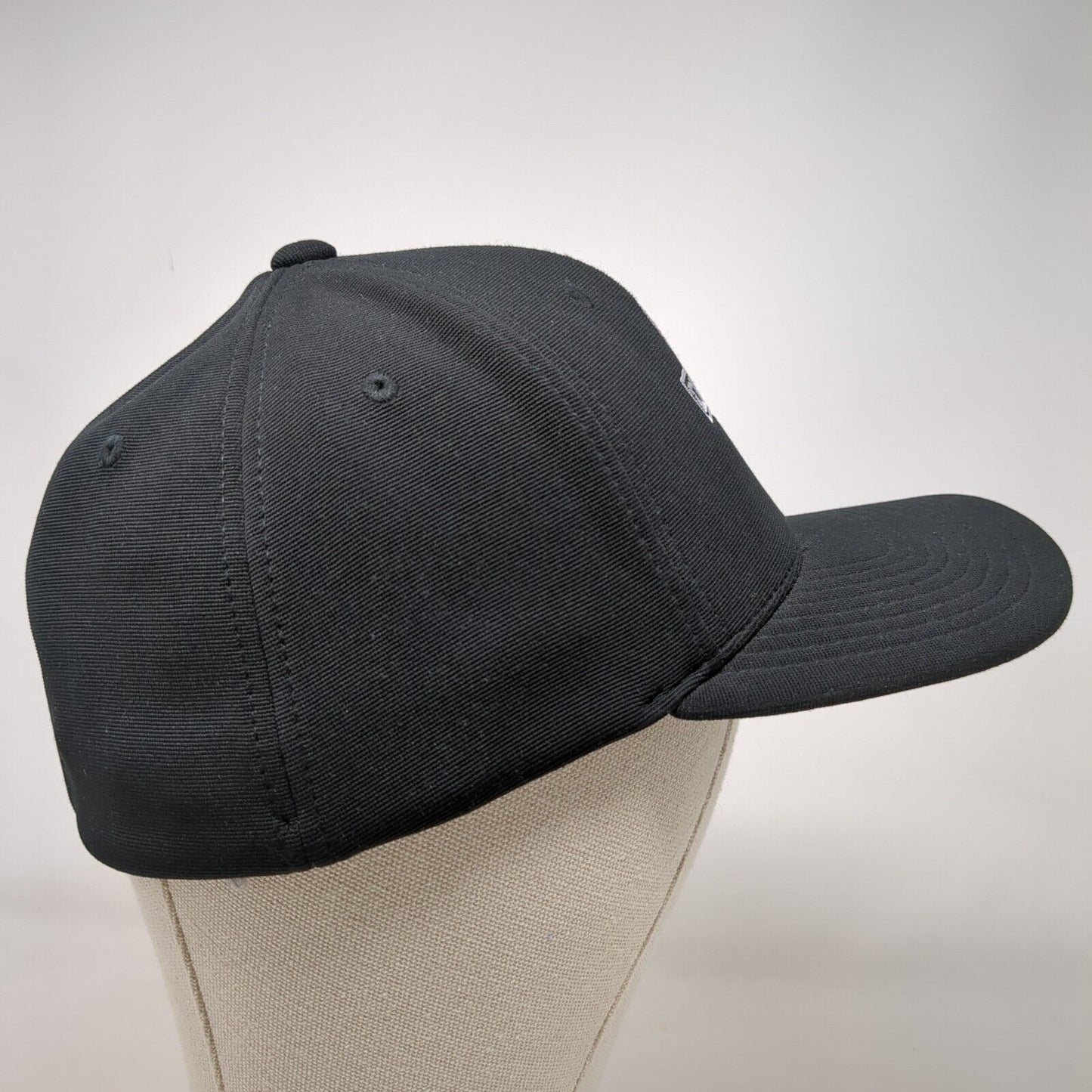 Charmac Fitted Hat Black Size 7 3/8-8 Embroidered M2 Technology Pacific Headwear
