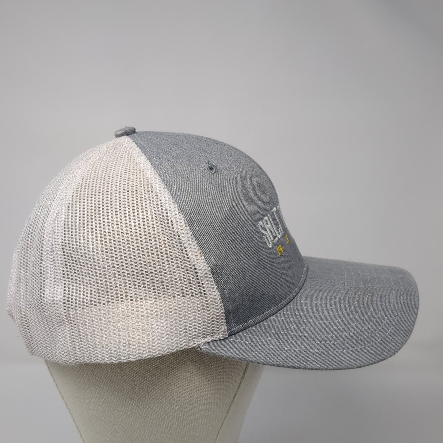 Salt to Saint Relay Snapback Trucker Hat Gray One Size Mesh Back Richardson