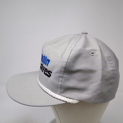 Designer Award Headwear Franklin Adhesives 5 Panel Hat Gray OS Snapback Rope