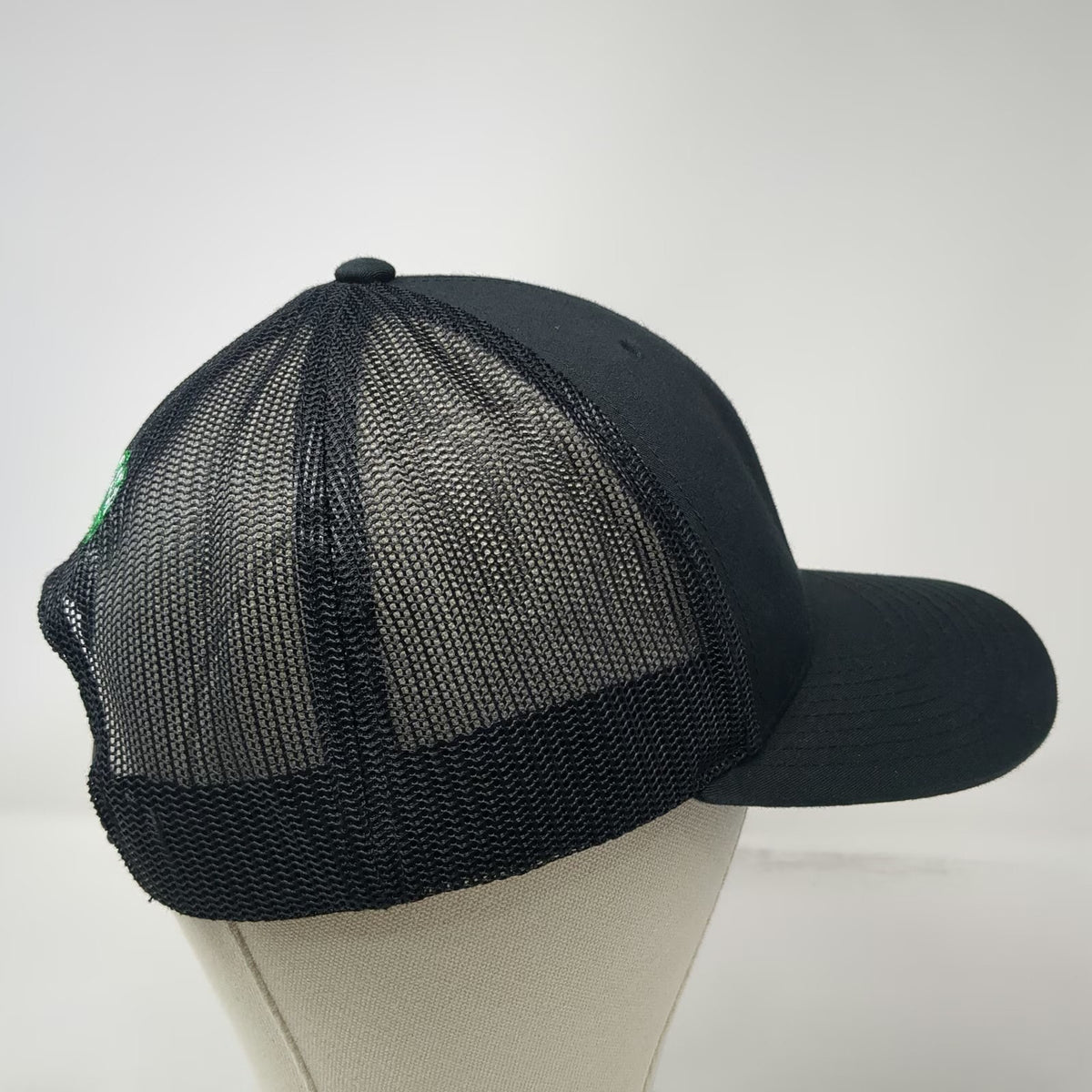 Richardson Trucker Hat Black One Size GoGo squeeZ 365 Days Safe Snapback Mesh