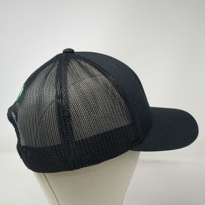 Richardson Trucker Hat Black One Size GoGo squeeZ 365 Days Safe Snapback Mesh