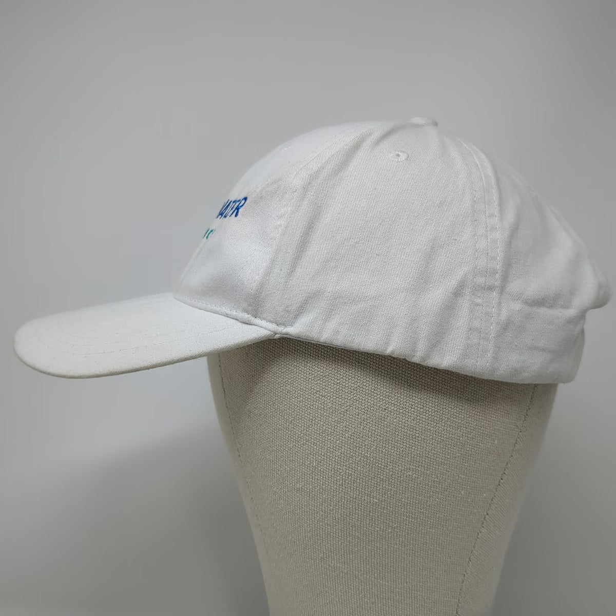 Hit Baseball Cap White One Size Clearwater Analytics Logo Strapback Hat Cotton