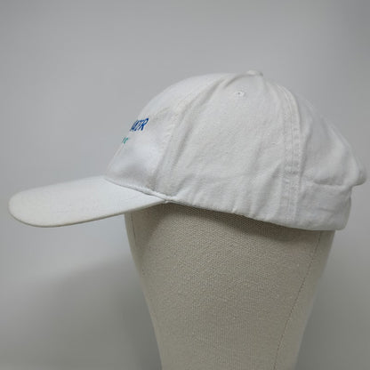 Hit Baseball Cap White One Size Clearwater Analytics Logo Strapback Hat Cotton