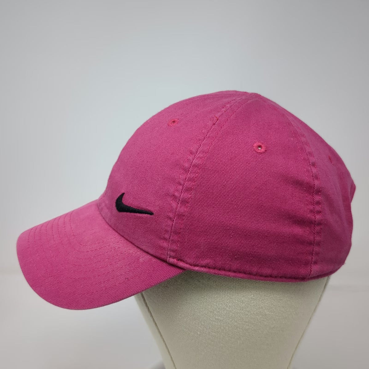 Nike Baseball Cap Pink One Size Heritage86 Embroidered Swoosh Slideback Hat