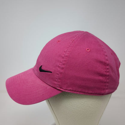 Nike Baseball Cap Pink One Size Heritage86 Embroidered Swoosh Slideback Hat