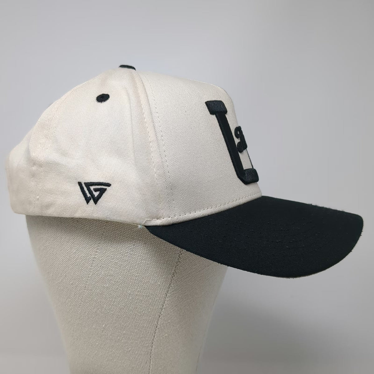 Woodn Grail 5 Panel Beige Hat One Size Snapback Utah Utes The U Embroidery