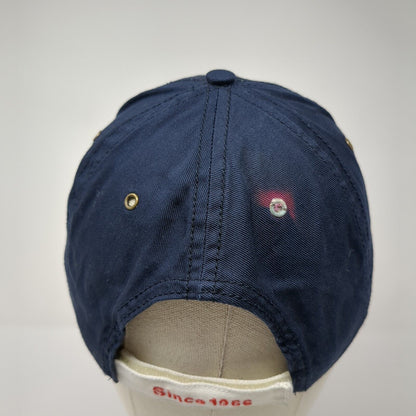 Boat U.S. Since 1966 Strapback Baseball Cap Blue One Size Adjustable Patriotic