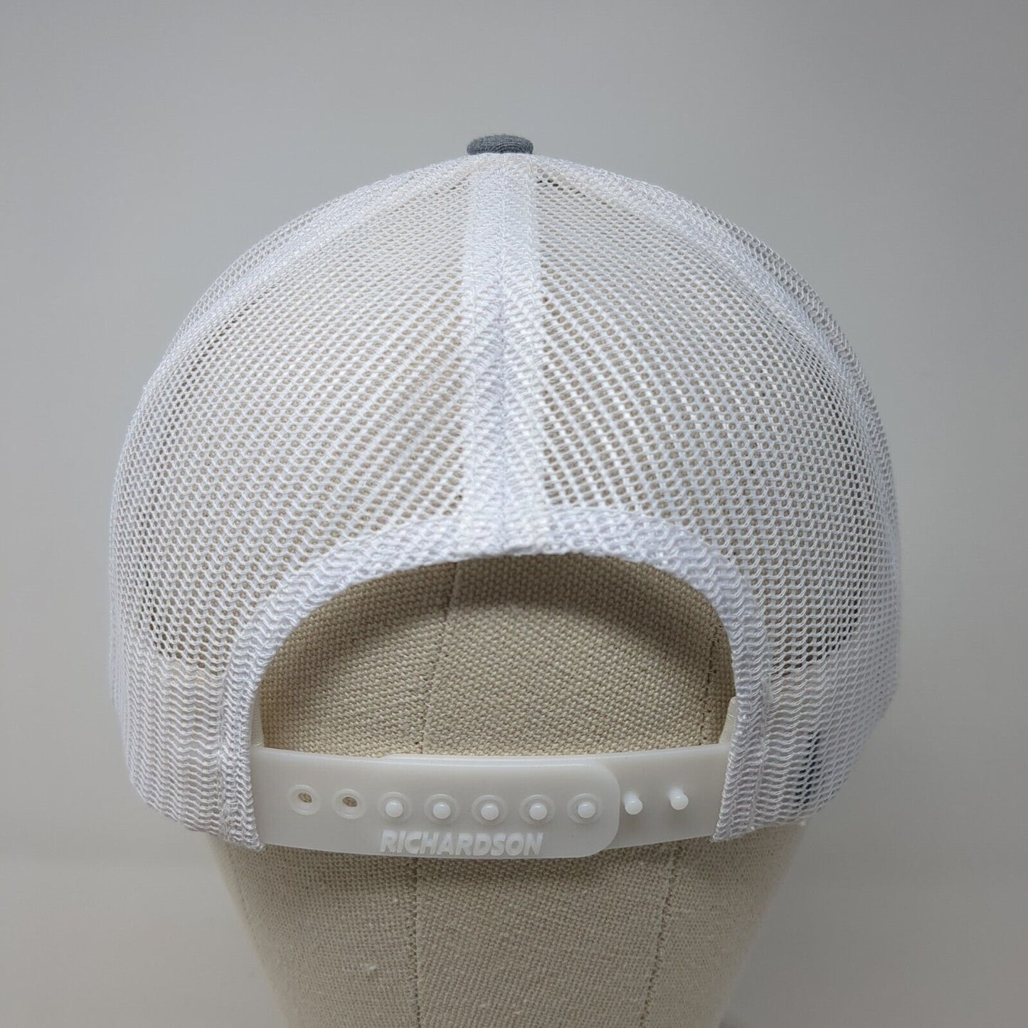 Micro Rain Snapback Mesh Back Trucker Hat Gray One Size Richardson