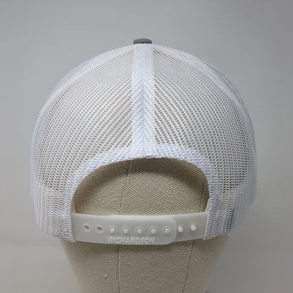 Micro Rain Snapback Mesh Back Trucker Hat Gray One Size Richardson