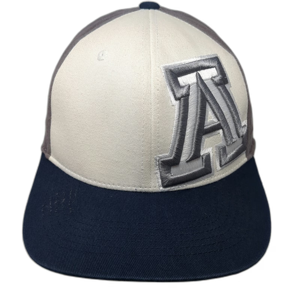 Arizona Wildcats NCAA Top of the World Cap Gray White Blue L One Fit Stretch Hat