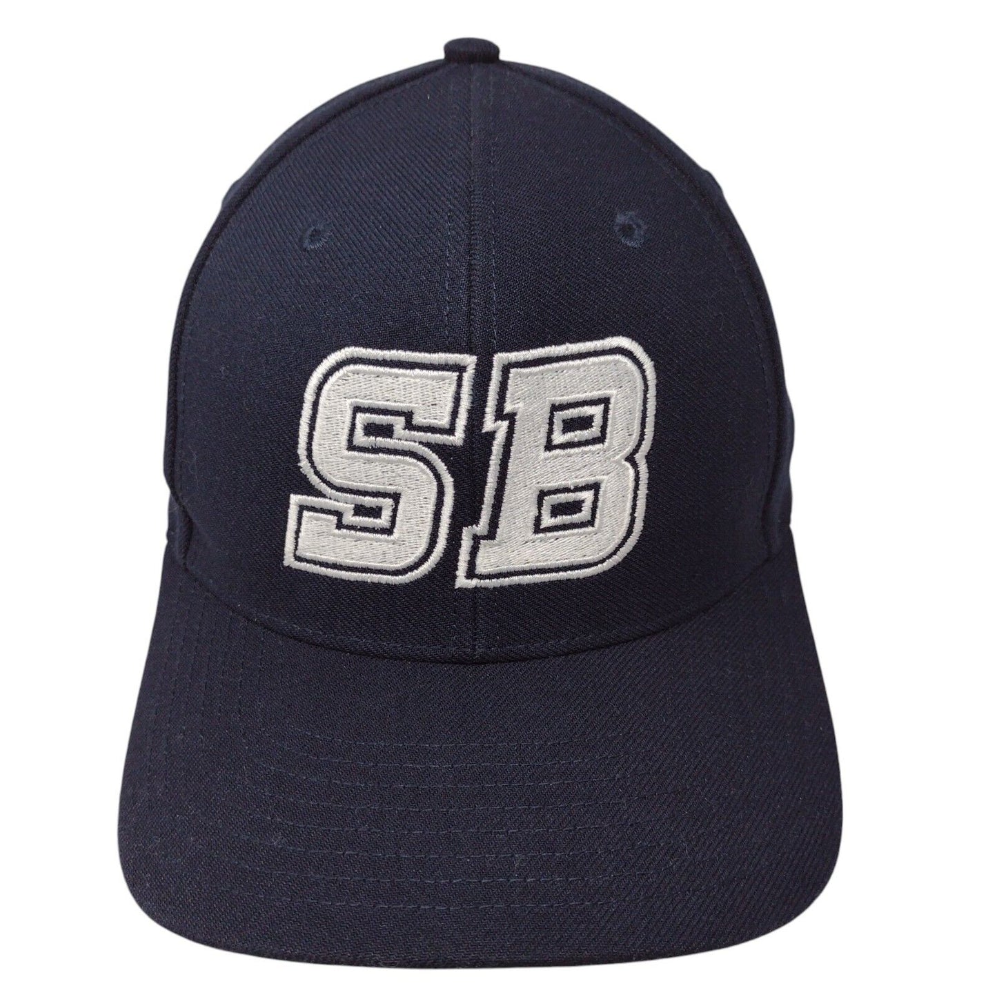 SB Strapback Hat Blue M/L Adjustable Embroidered 6 Panel PRO 514 Richardson