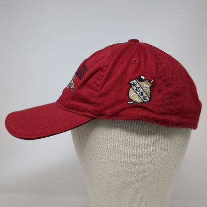 Page & Tuttle Baseball Cap Red One Size Blue Lakes Country Club Crest Slideback