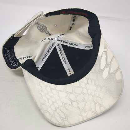Kryptek Baseball Cap White One Size Camo Tactical Flag Spartan Embroidery Hat