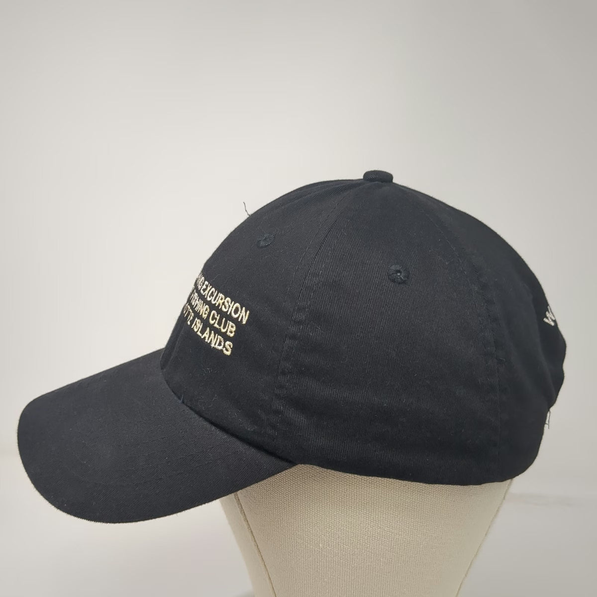 Zkapz Baseball Cap Black One Size 2003 ITC Fishing Excursion West Coast Club Hat