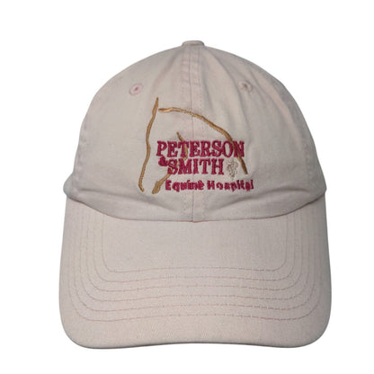 Peterson & Smith Equine Hospital Slideback Hat Pink One Size 6 Panel