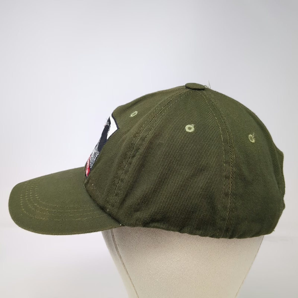 Goshawk Society Inc Embroidered Patch Green One Size Baseball Cap Hat Bird