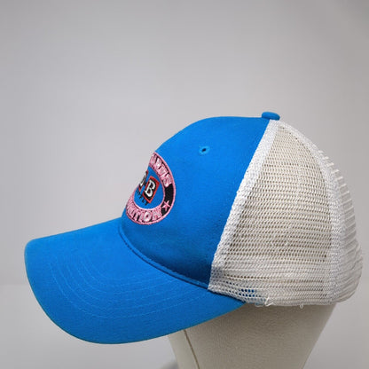 Firearms Ammunition Snapback Trucker Hat Blue One Size Mesh Back Outdoor