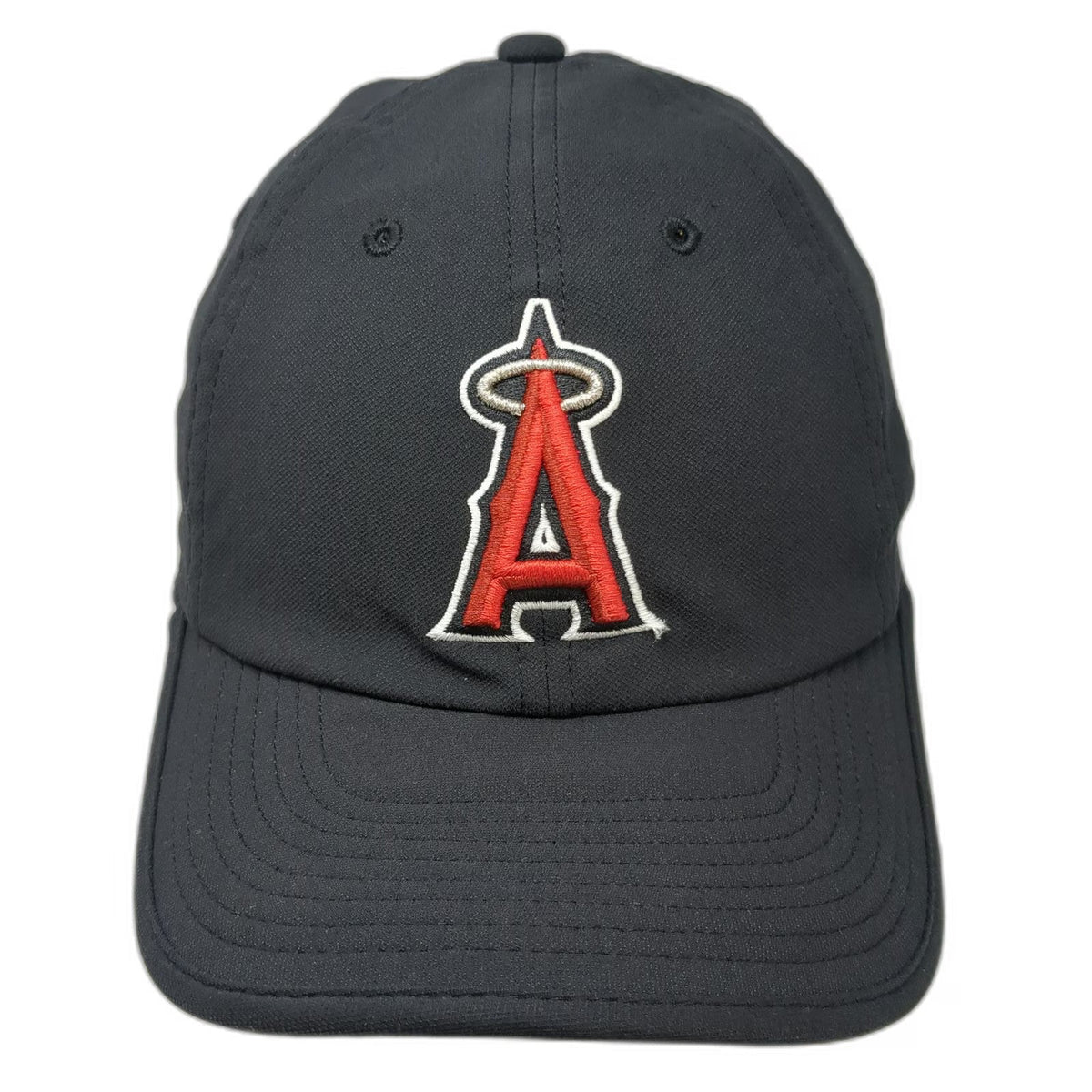 Nike Los Angeles Angels Baseball Cap Black OSFM Dri-FIT Strapback MLB Swoosh Hat
