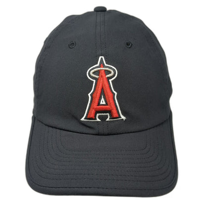 Nike Los Angeles Angels Baseball Cap Black OSFM Dri-FIT Strapback MLB Swoosh Hat