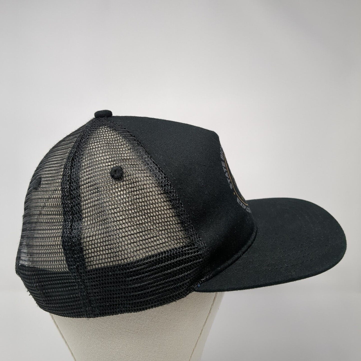 State Bicycle Company Snapback Trucker Hat Black One Size Mesh Back