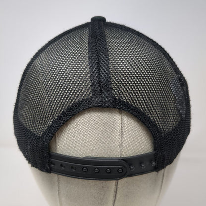Old Navy Trucker Hat Blue Black One Size Scuba Diver Underwater Graphic Snapback