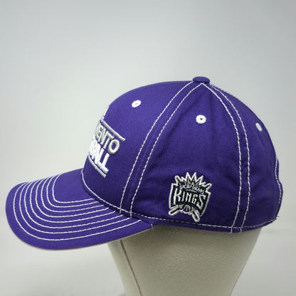 Sacramento Kings NBA adidas Hat Purple One Size Strapback Contrast Stitching